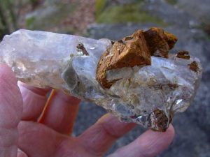 Natural Smoky Quartz Crystal Section from Hiddenite, NC