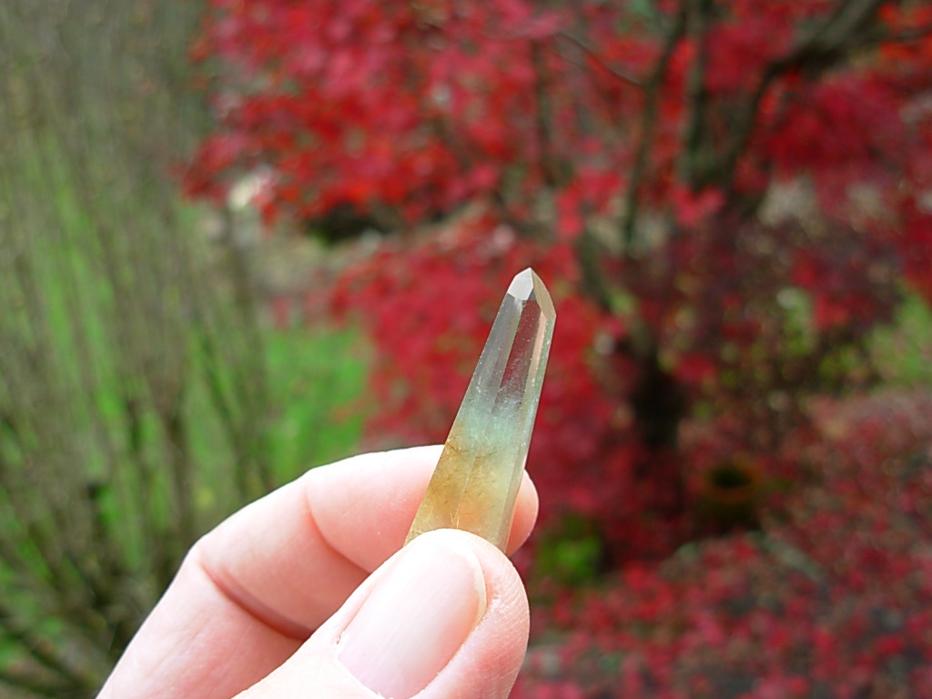 Polished Included Quartz Jewelry Point