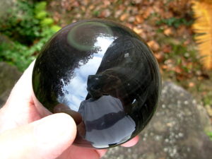 82mm Rainbow Obsidian Sphere