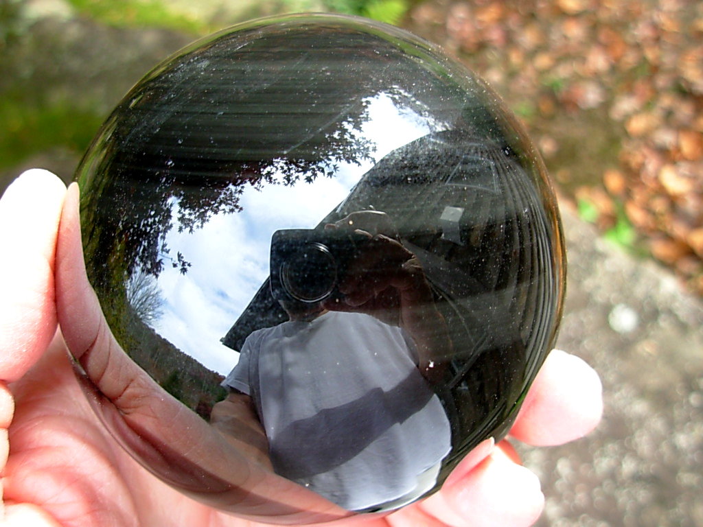 82mm Rainbow Obsidian Sphere