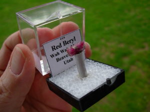 Old Utah Collection Red Beryl from the Ruby Violet Claims