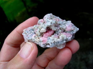 Rhodochrosite on Matrix from Monarch Mine