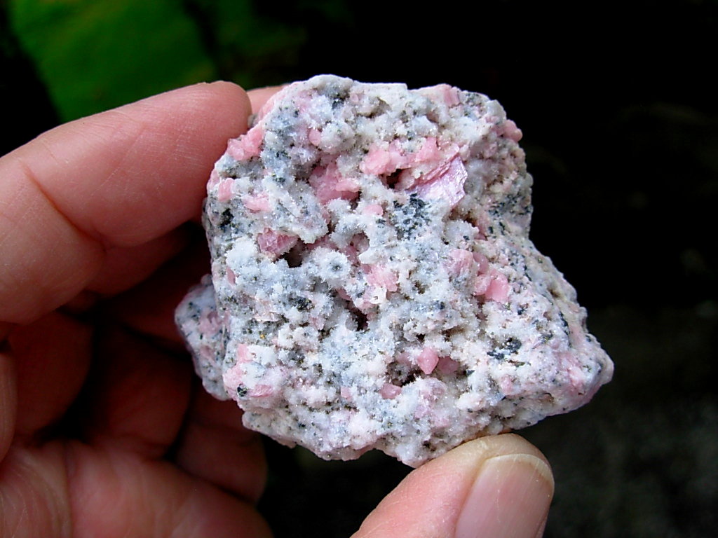 Rhodochrosite on Matrix from Monarch Mine