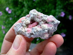 Rhodochrosite on Matrix from Monarch Mine