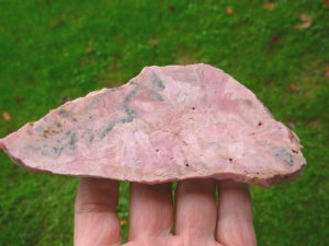 Rhodochrosite Thick Cut Slab from the Travona Mine