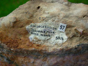 Large Cabinet Rhodochrosite from the Travona Mine
