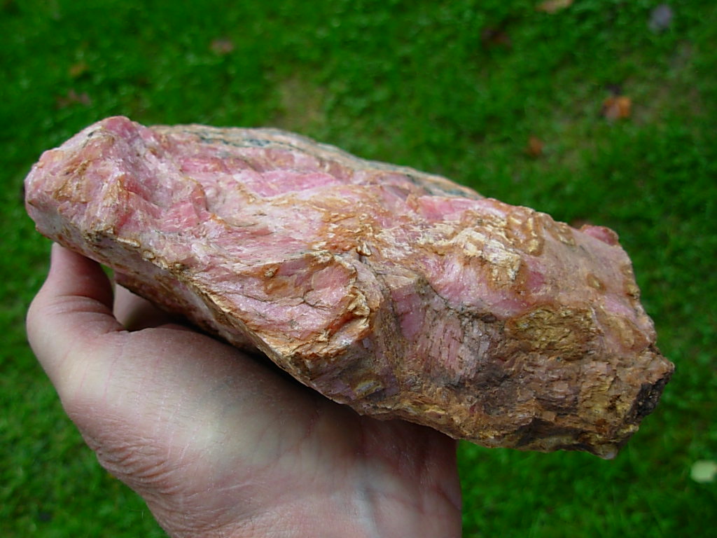Large Cabinet Rhodochrosite from the Travona Mine