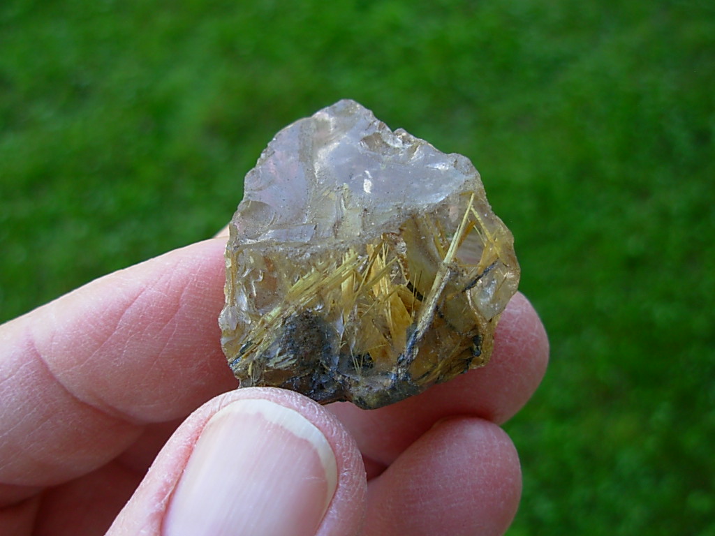 Natural Rutilated Quartz from Brazil