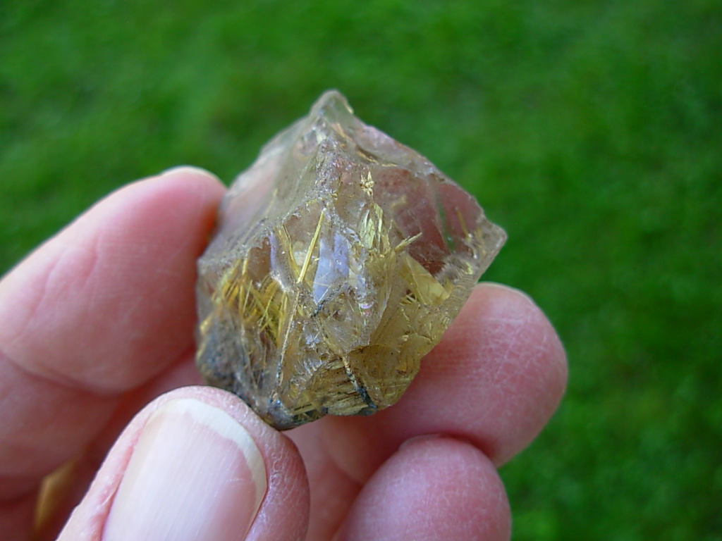Natural Rutilated Quartz from Brazil