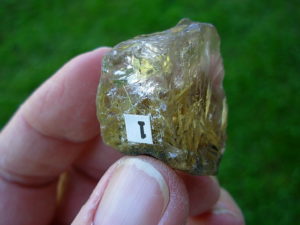 Natural Rutilated Quartz from Brazil
