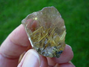 Natural Rutilated Quartz from Brazil