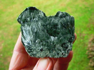 Large Seraphinite Polished Face Nodule