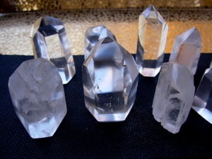 Stunning Large 13 pc set of Quartz Crystal Polished Points from Madagascar