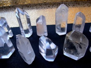 Stunning Large 13 pc set of Quartz Crystal Polished Points from Madagascar