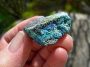 41g Rare Natural Shattuckite, Ajoite from New Cornelia Mine, Ajo, Arizona