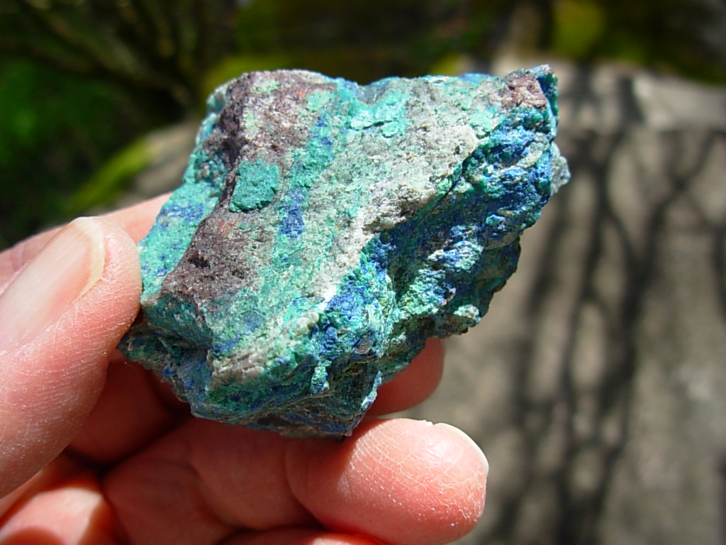 83.5g Rare Natural Shattuckite, Ajoite from New Cornelia Mine, Ajo, Arizona