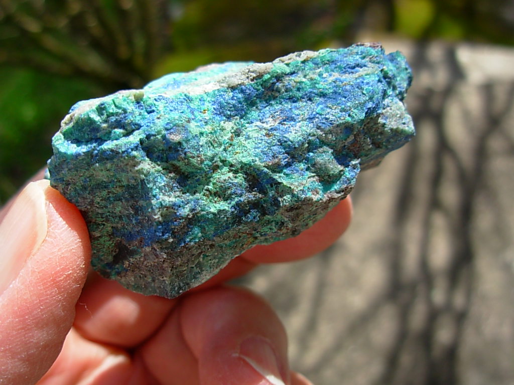 83.5g Rare Natural Shattuckite, Ajoite from New Cornelia Mine, Ajo, Arizona