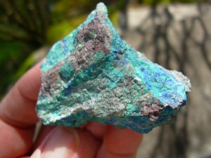 83.5g Rare Natural Shattuckite, Ajoite from New Cornelia Mine, Ajo, Arizona