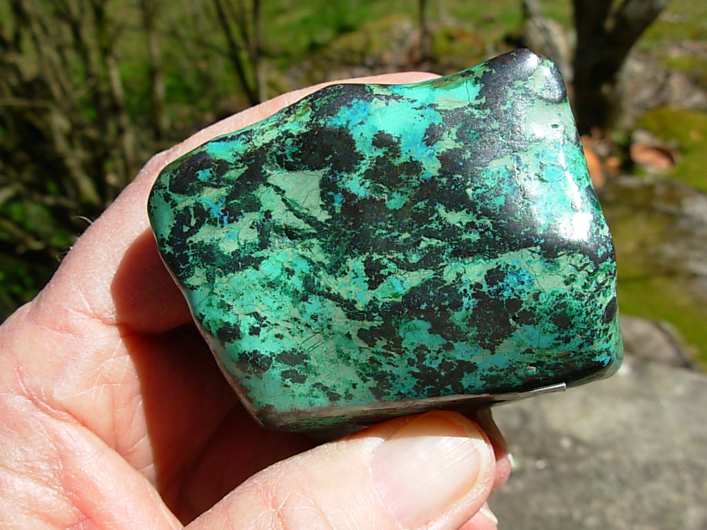 302g Shattuckite, Malachite and Bornite from Kimpese, Congo