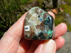 61g AA Shattuckite Polished Freeform from Kimpese, Congo