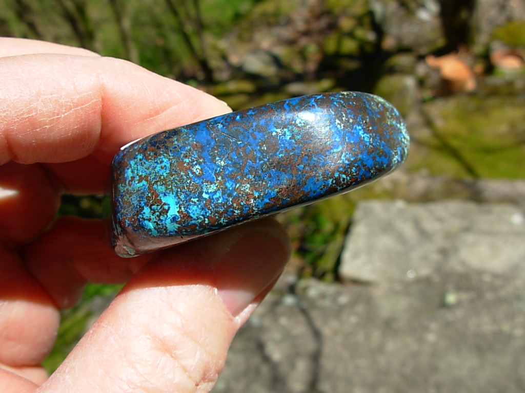 116g AAAA Gem Quality Shattuckite Display from Kimpese, Congo