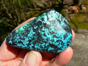103g AA Grade Shattuckite from Kimpese, Congo