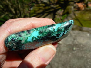 103g AA Grade Shattuckite from Kimpese, Congo