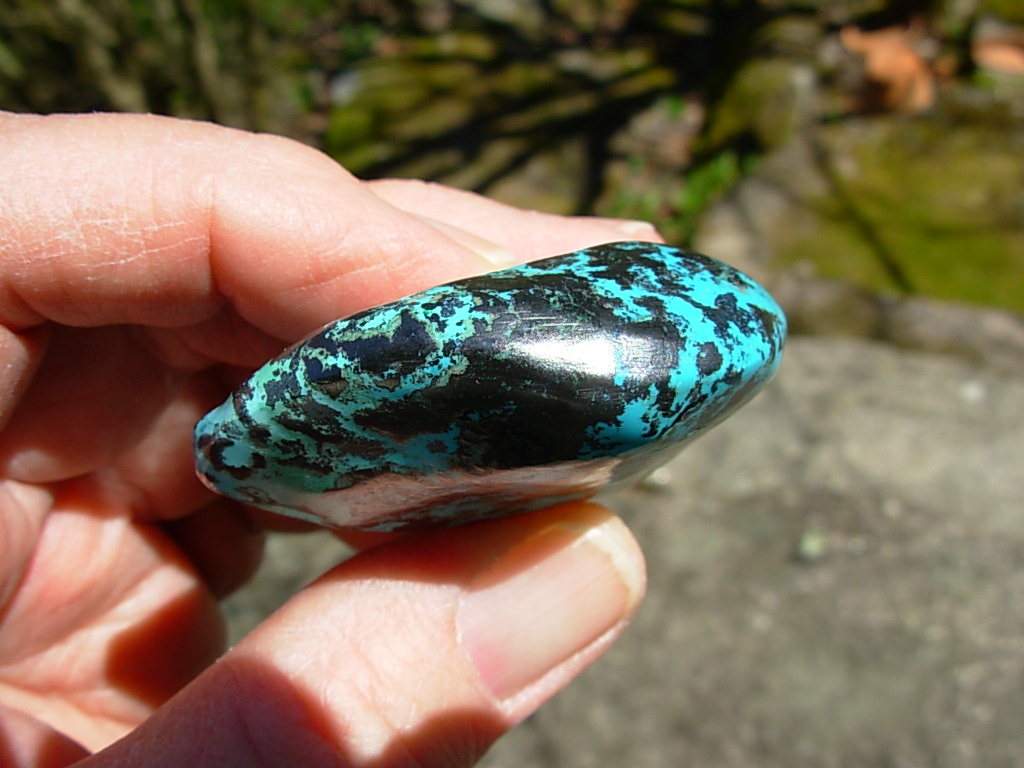 103g AA Grade Shattuckite from Kimpese, Congo