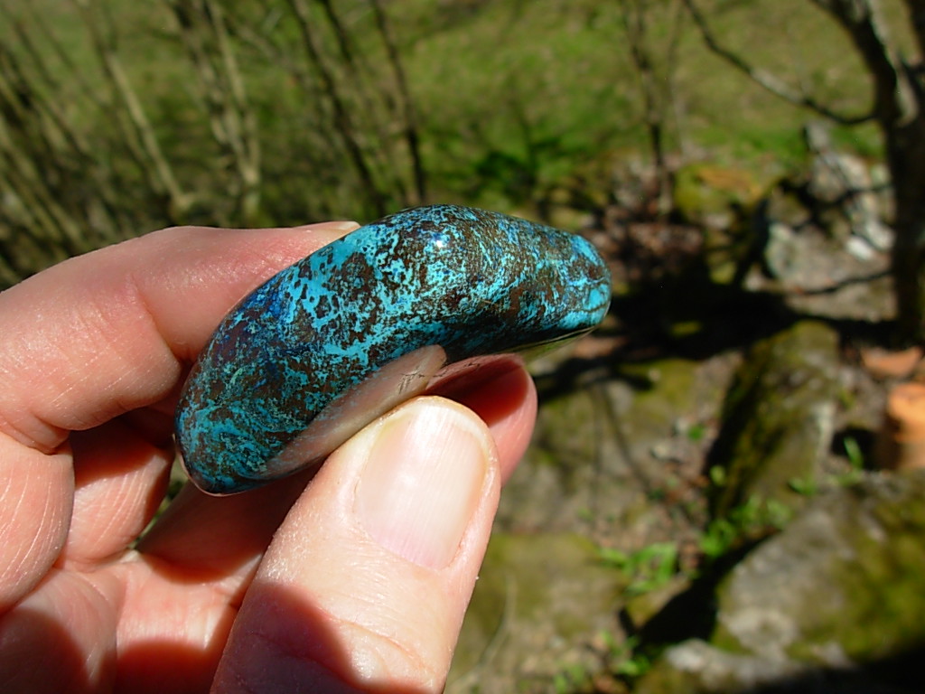 71g AA Grade Rare Shattuckite from Kimpese, Congo