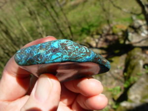 71g AA Grade Rare Shattuckite from Kimpese, Congo