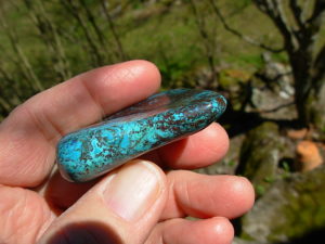 71g AA Grade Rare Shattuckite from Kimpese, Congo