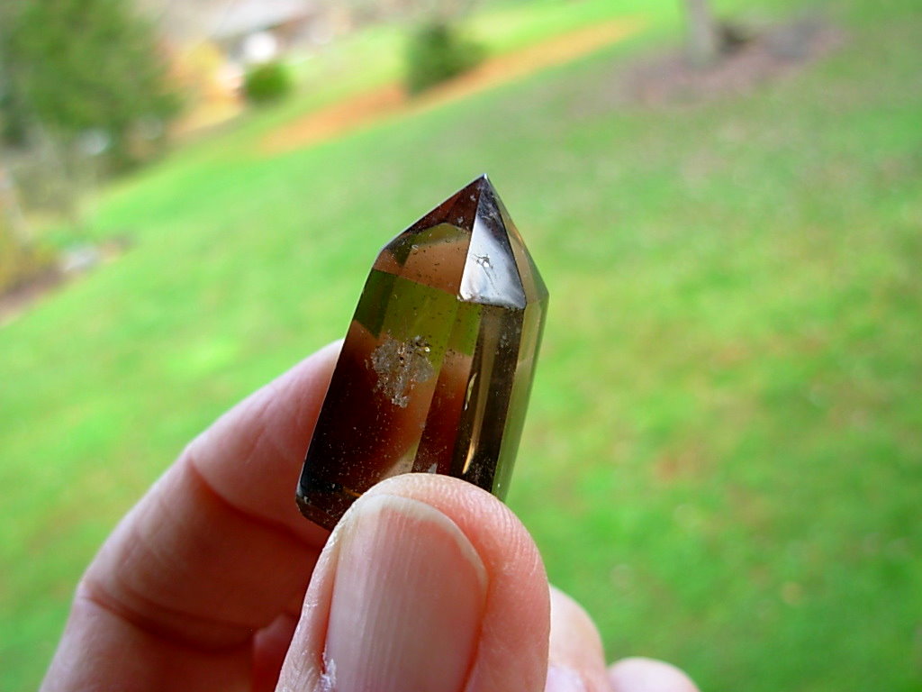 Polished Smoky Quartz Point