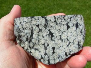 Polished Snowflake Obsidian