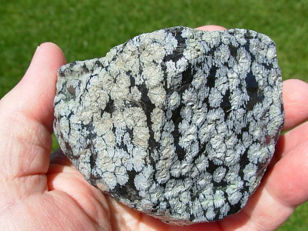 Polished Snowflake Obsidian