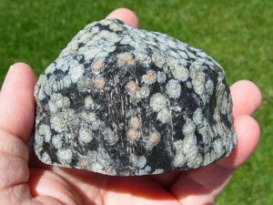 Polished Snowflake Obsidian