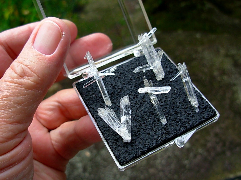 5 pcSolution Quartz Set from Jeffrey Quarry Arkansas