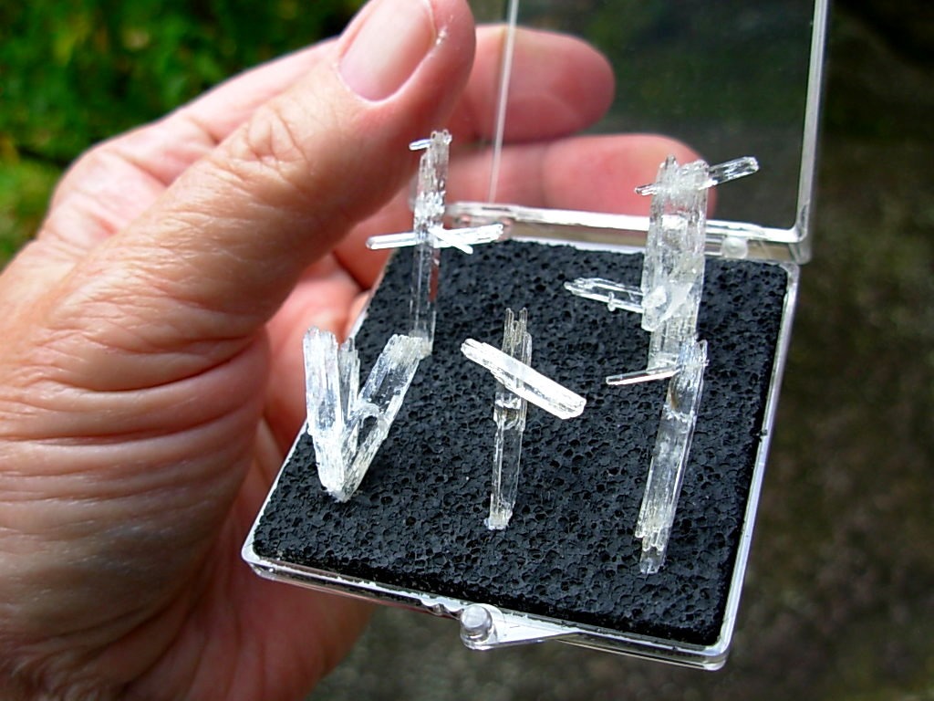 5 pcSolution Quartz Set from Jeffrey Quarry Arkansas