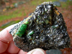 Rare Cluster of NC Emeralds on Matrix from the Junior McKinney Collection