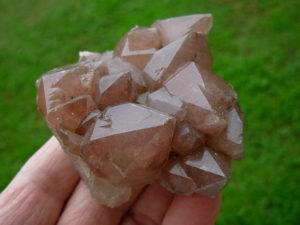 Strawberry Quartz Crystal Cluster from Kazakhstan