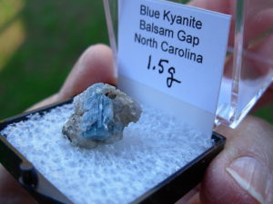1.5g Blue Kyanite from Balsam Gap
