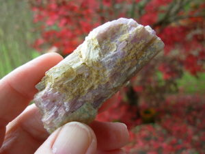 Lavender Pink Tourmaline on Matrix from Viet Nam