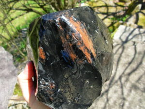 Triple Flow Obsidian Rough