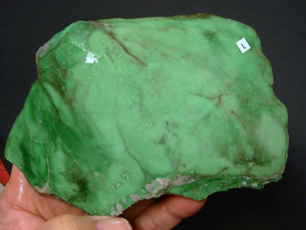 Old Stock Premium Variscite 5mm thick Slab from Lucin, Utah