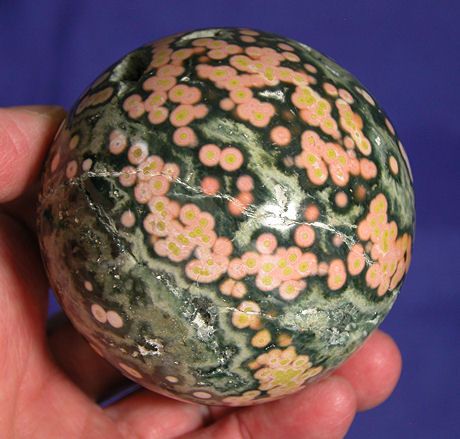 Polished Ocean Jasper 2.45 inch Sphere from Madagascar