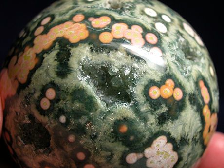 Polished Ocean Jasper 2.45 inch Sphere from Madagascar