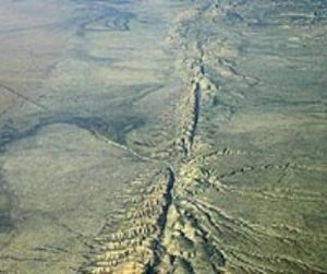 Rare Geode from the San Andreas Fault in California