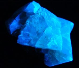 Rare Specimen of Euhedral Fluorescent Scheelite