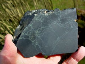 Natural Spiderweb Obsidian