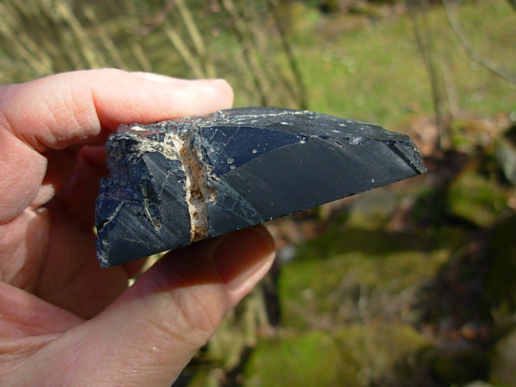 Natural Spiderweb Obsidian