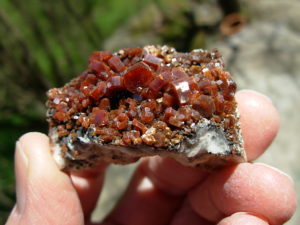 Vanadinite Crystal Cluster (6)